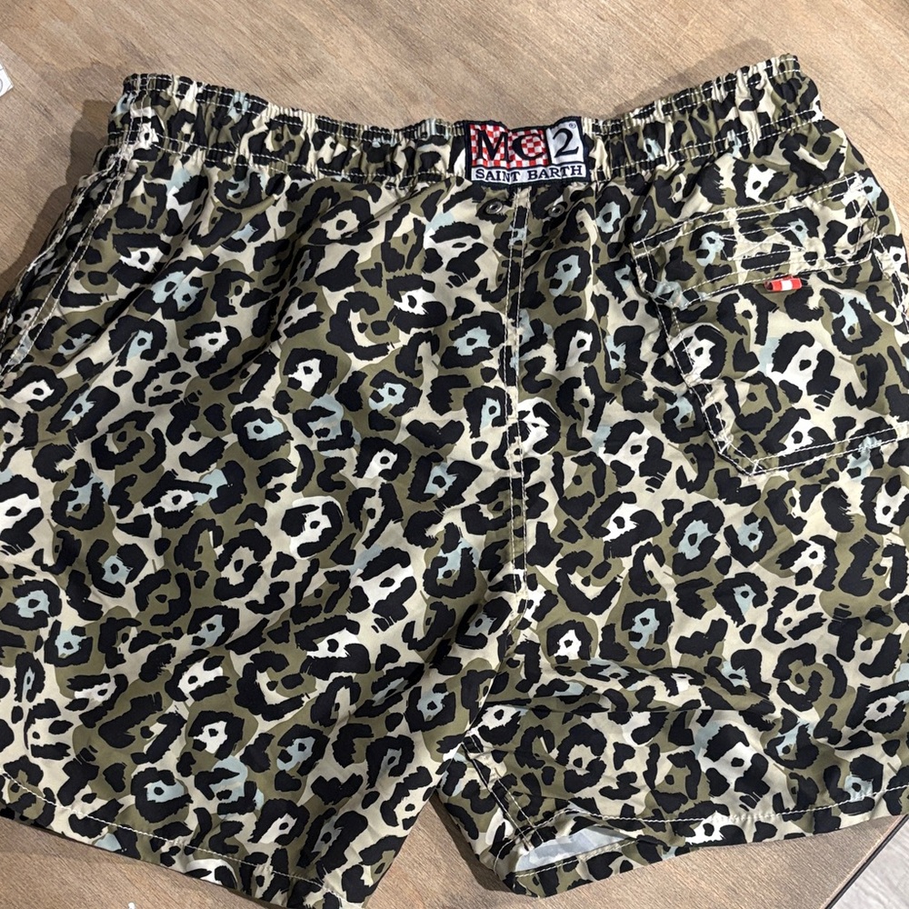 MC2 Saint Barth Camouflage Leopard Shorts